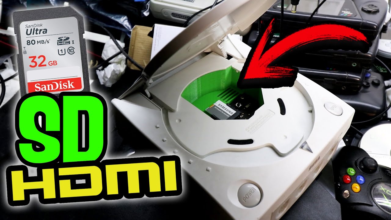 DREAMCAST Super MOD +SD +HDMI +MicroSD EPIC!!!!!