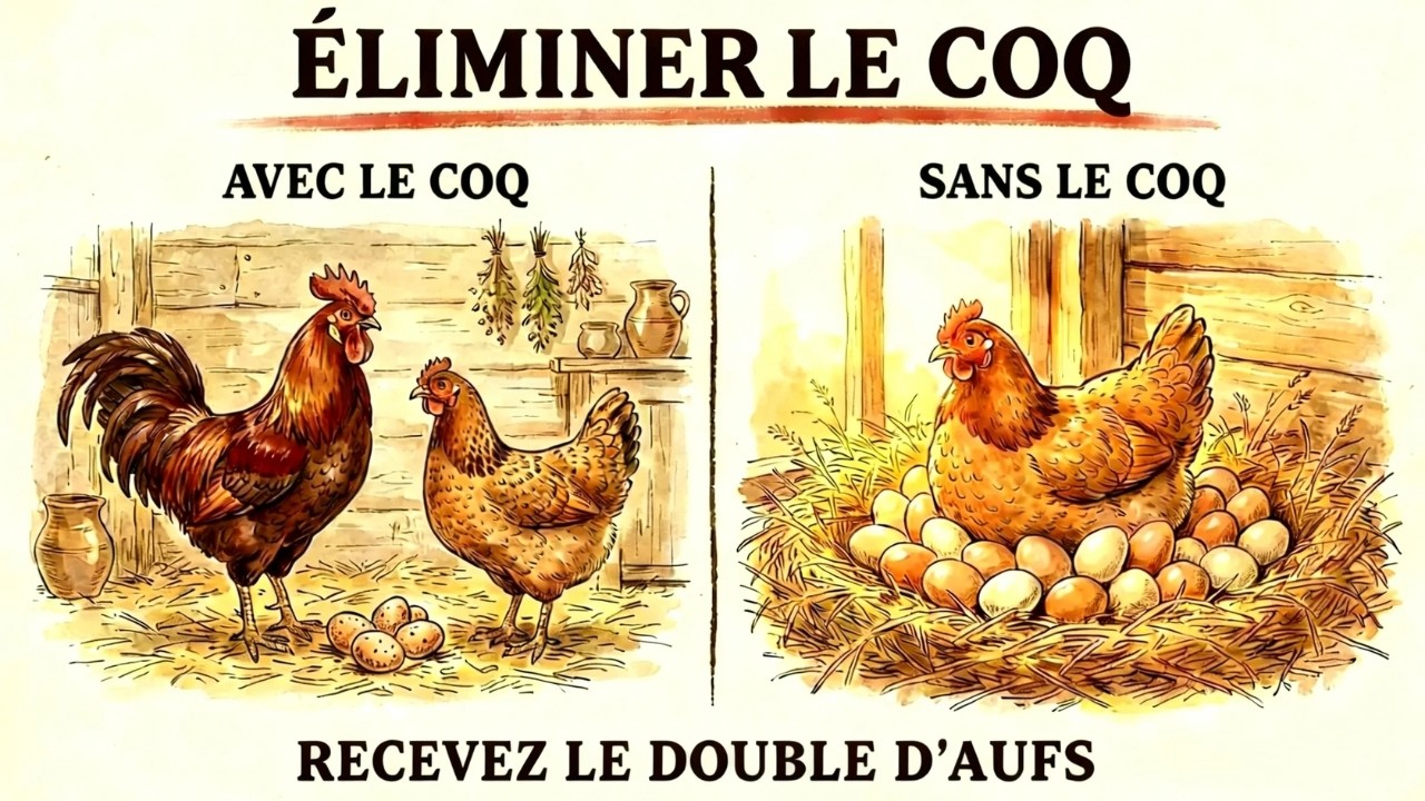 J’ai retiré le coq : 1 semaine plus tard, je n’en croyais pas le nombre d’œufs