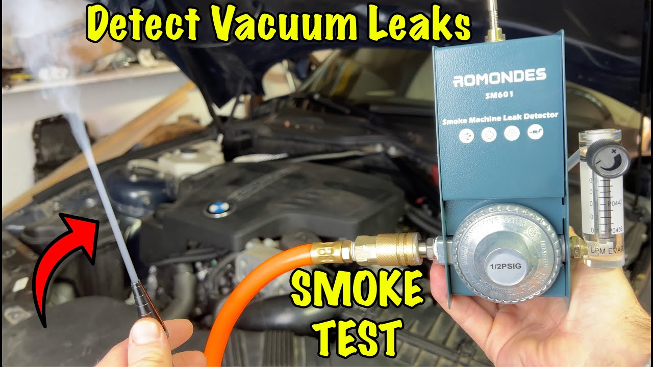 How to Detect Vacuum Leaks using Romondes SM601 Smoke Machine