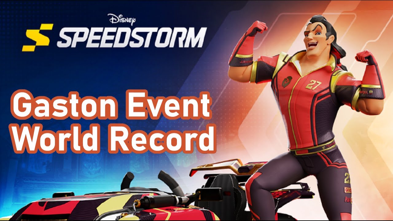 🏆 NEW Gaston Limited Event World Record 1:28.484 | Disney Speedstorm