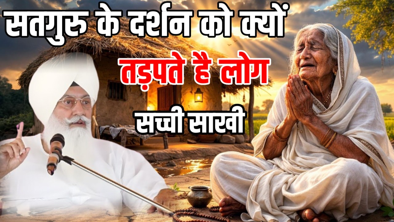 सतगुरु के दर्शन को कियूँ तड़पते है लोग || Radha Soami Sakhi