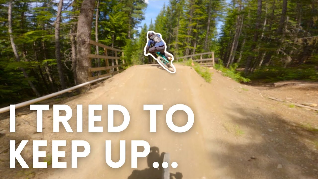CHASING REMY METAILLER DOWN A-LINE... Whistler Bike Park POV 2024