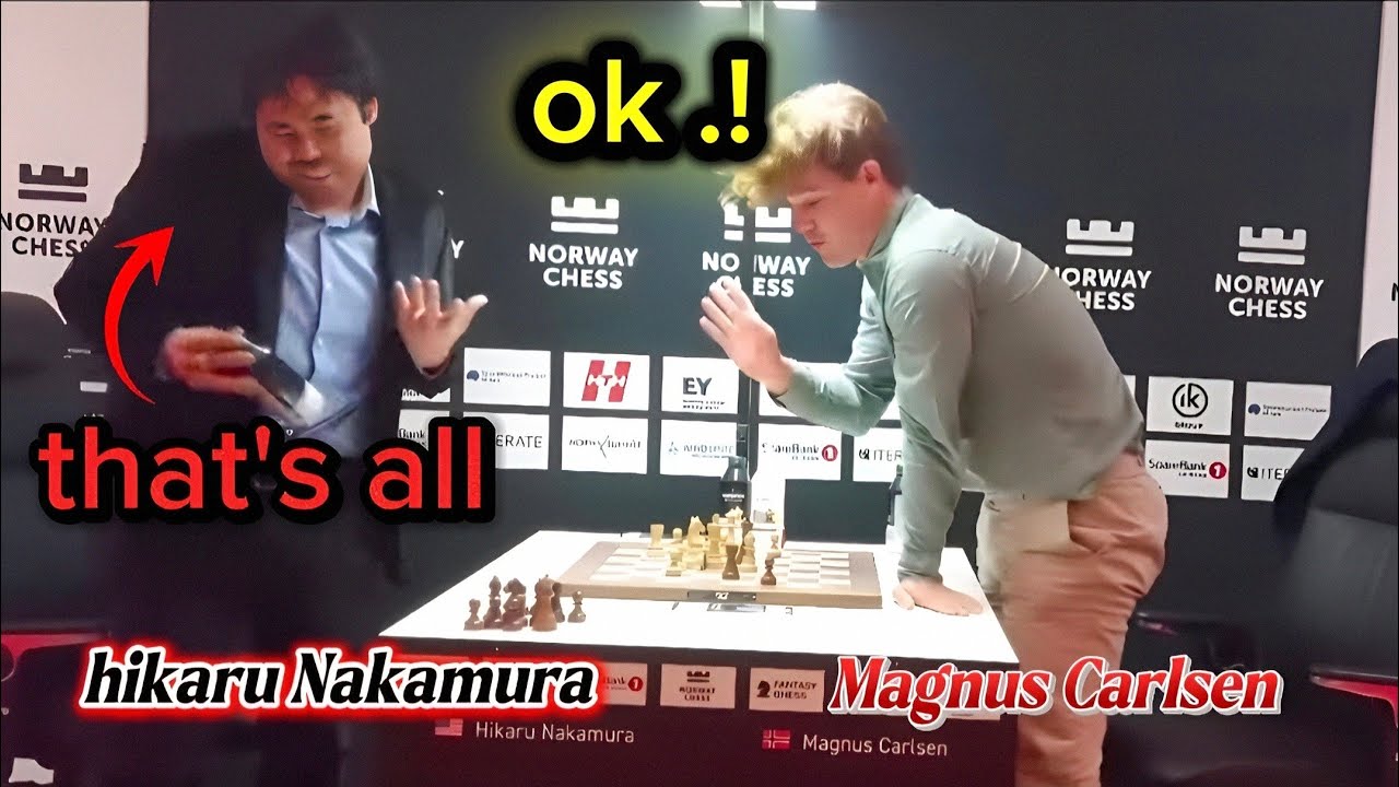 Hikaru Nakamura VS Magnus Carlsen | Norway Chess 2024 Round-7 Armageddon