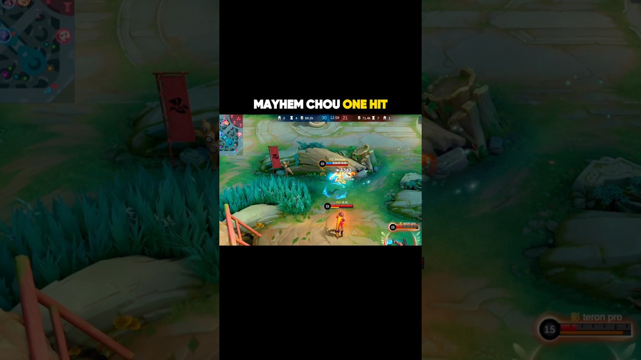 Chou flash speed⚡💀 #mobilelegends #mlbbshorts #choumlbb #choumobilelegends