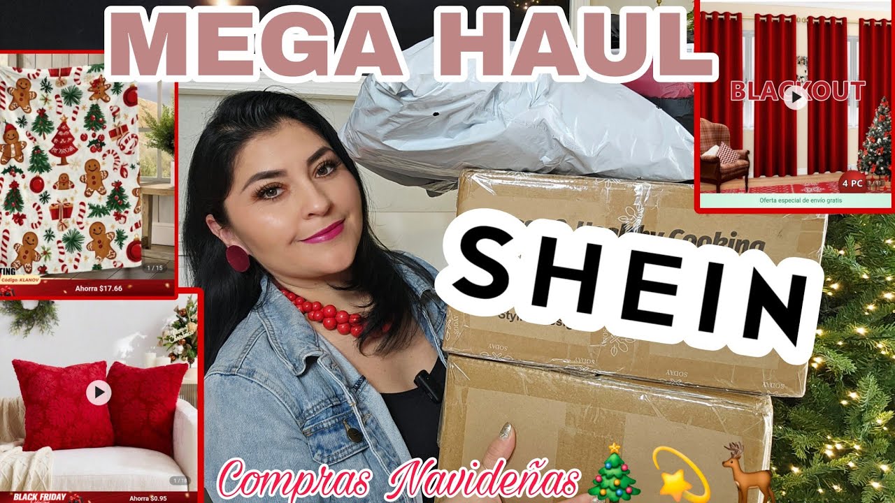 HAUL  DE SHEIN COMPRAS NAVIDEÑAS 💫🦌🧸 2025 home decor //NUEVO ÁRBOL DE NAVIDAD🎄 