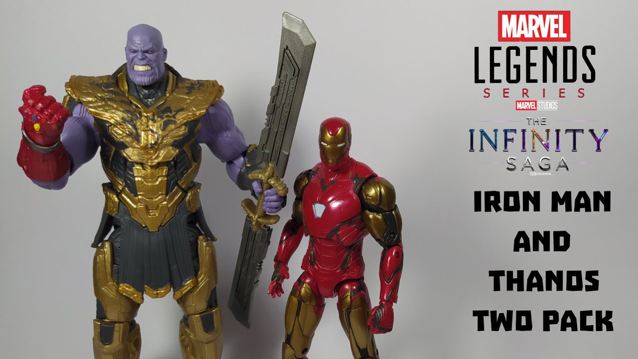 Marvel Legends THANOS and IRON MAN Mark 85 Infinity Saga Avengers Endgame REVIEW