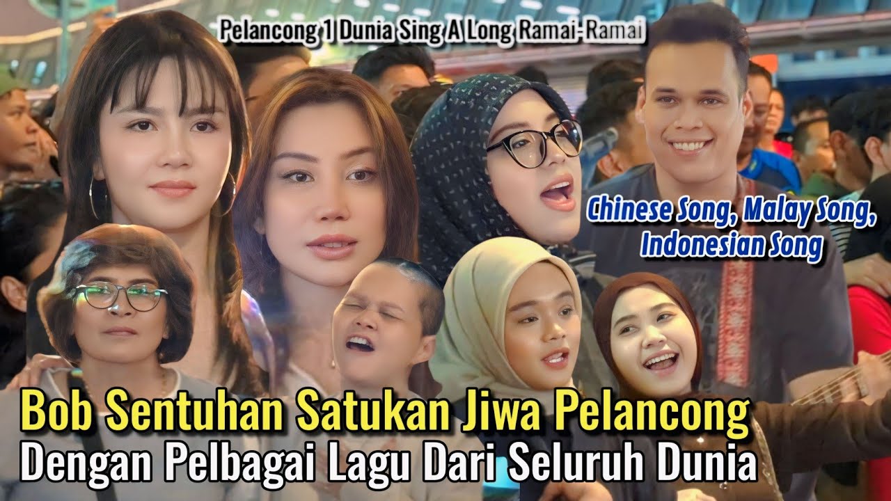 BOB SENTUHAN BUAT PELANCONG 1 DUNIA MENYANYI BERSAMA. MEREKA TRAVEL 1 DUNIA HANYA DENGAN LAGU.