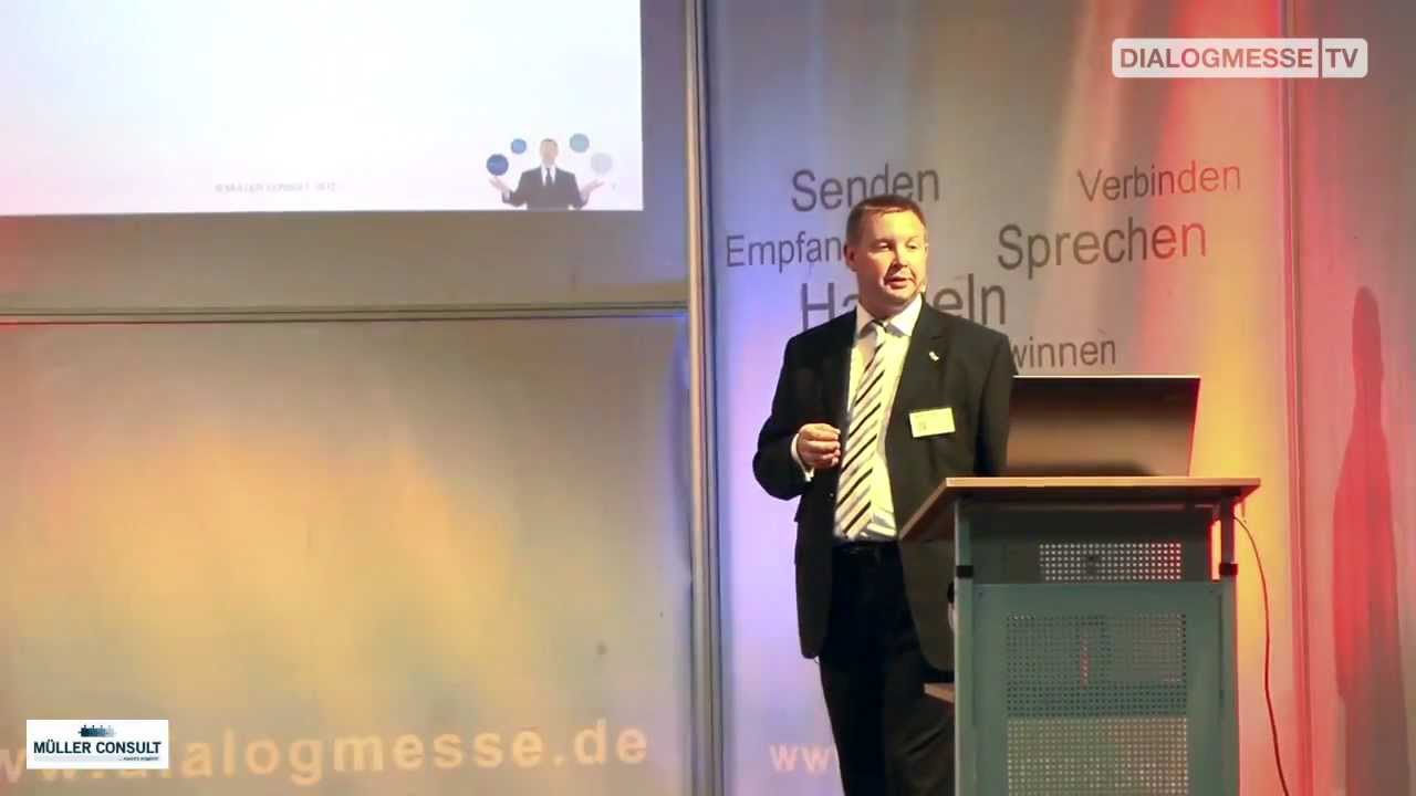 Finanz- und Social Networking Experte Martin M&uuml;ller spricht auf der Wirtschaftsmesse b2d K&ouml;ln