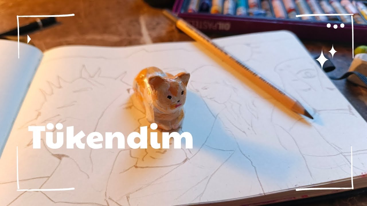 Just tükendim -sohbet - #sketchbookdiary 2