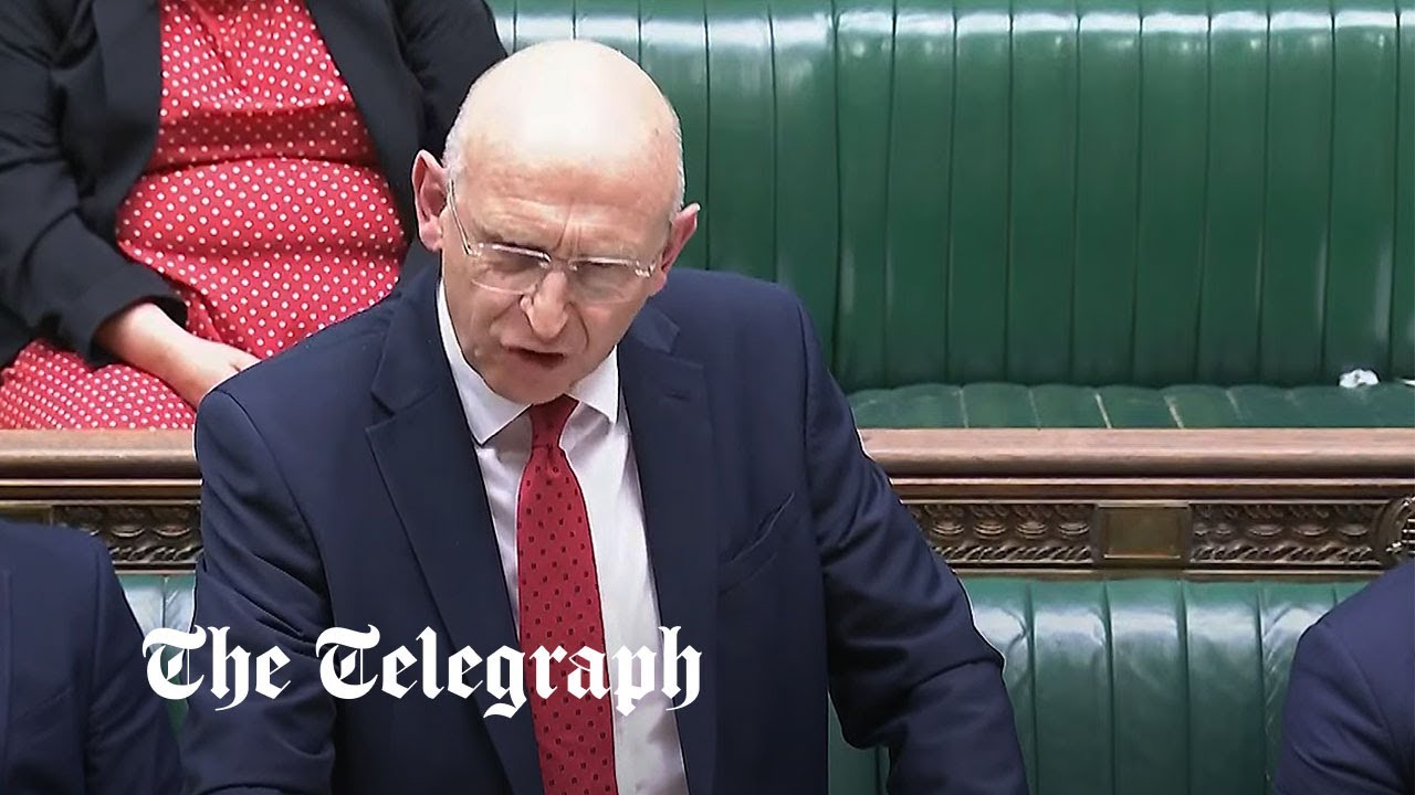 In full: John Healey delivers Commons statement on Government's strategic defence review
