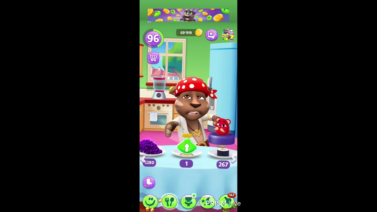 My Talking tom great video no comment#457#talkingtom #viral #funny #cat
