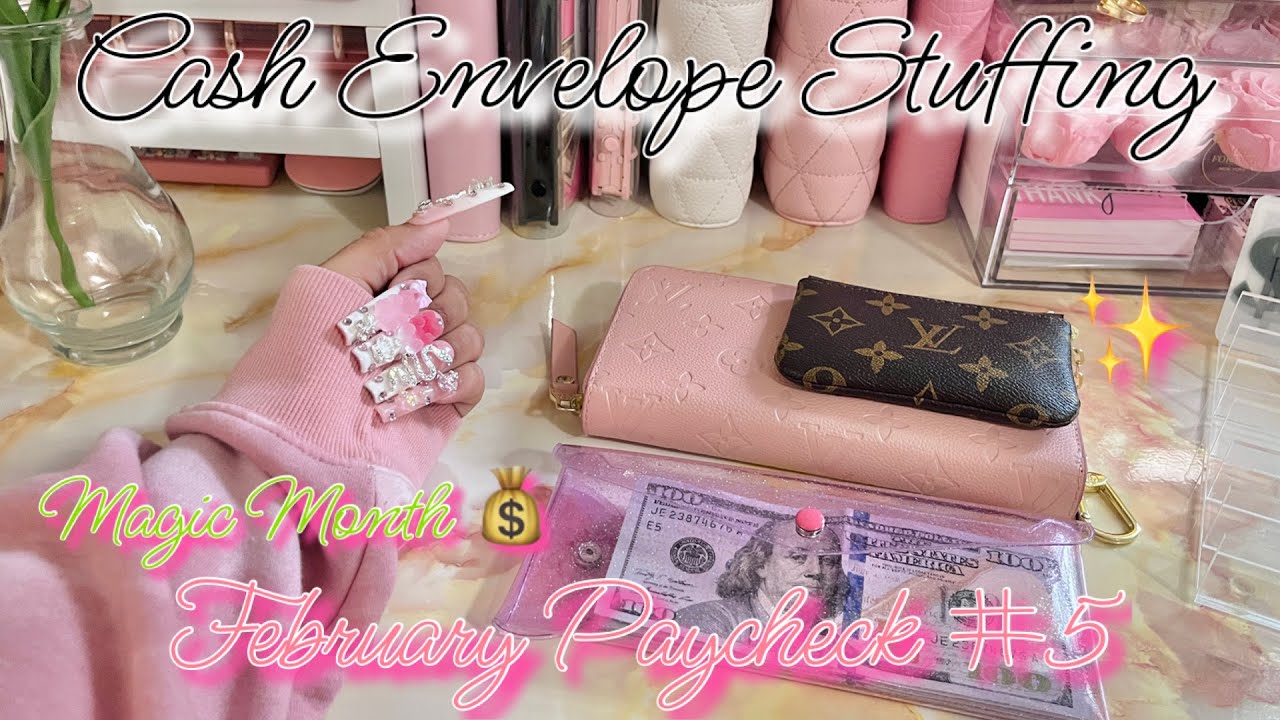 CASH ENVELOPE STUFFING FEBRUARY PAYCHECK #5 | MAGIC MONTH | #cashstuffing  #howtosavemoney