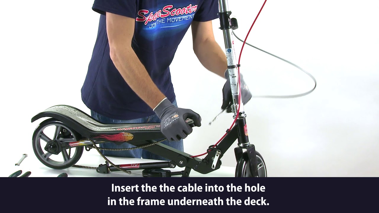 Space Scooter - Foldingcable replacement X580 X590 (ENG)