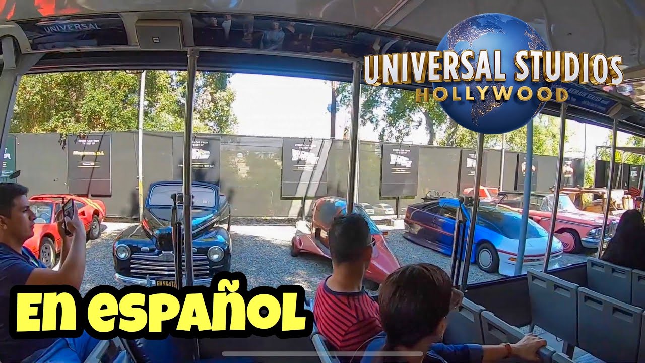 Студийный трамвай на испанском языке | Universal Studios Hollywood 2019