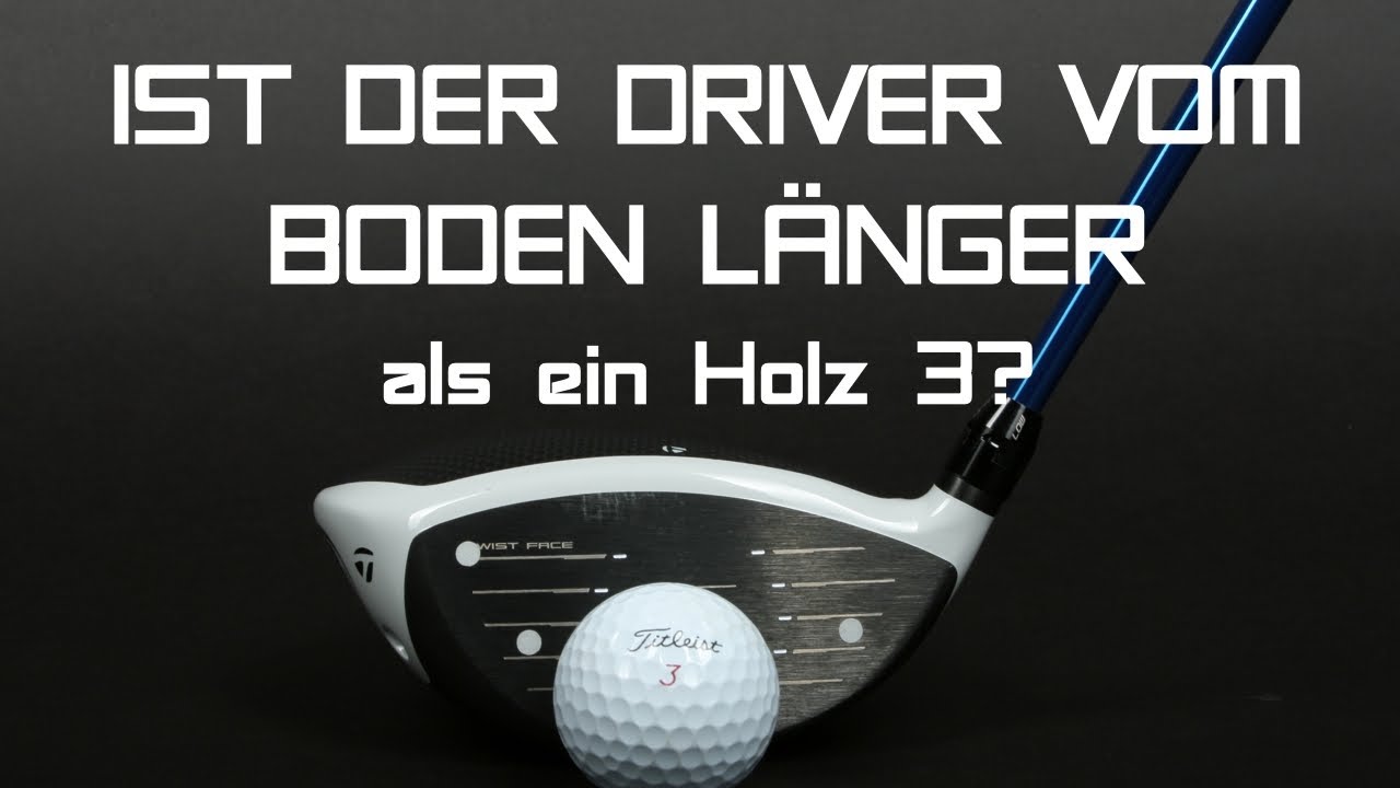 Golfmythos #5: Driver vom Boden bringt mehr Länge