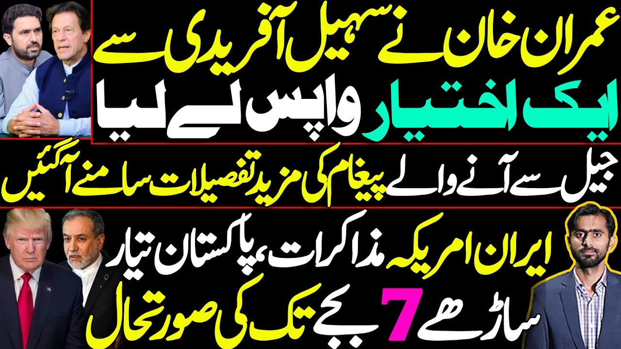 Ir@n US Negotiations Latest Situation | Pakistan | Jail Message