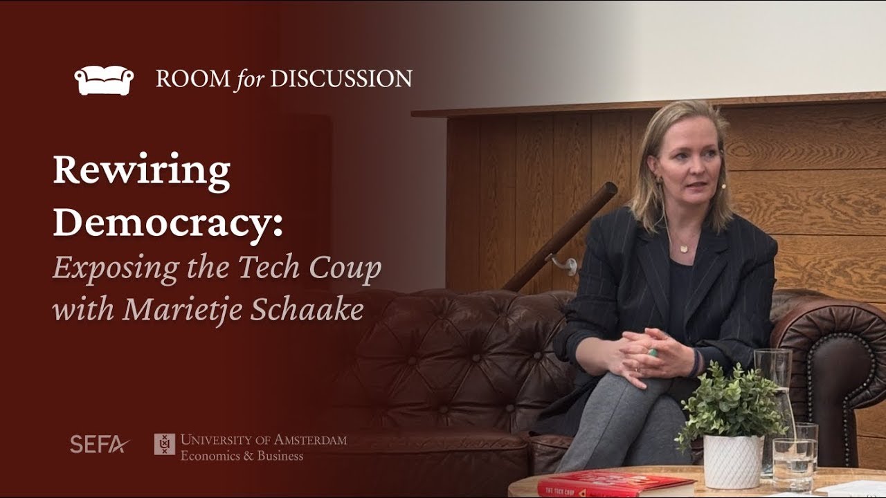 Rewiring Democracy: Exposing the Tech Coup with Marietje Schaake