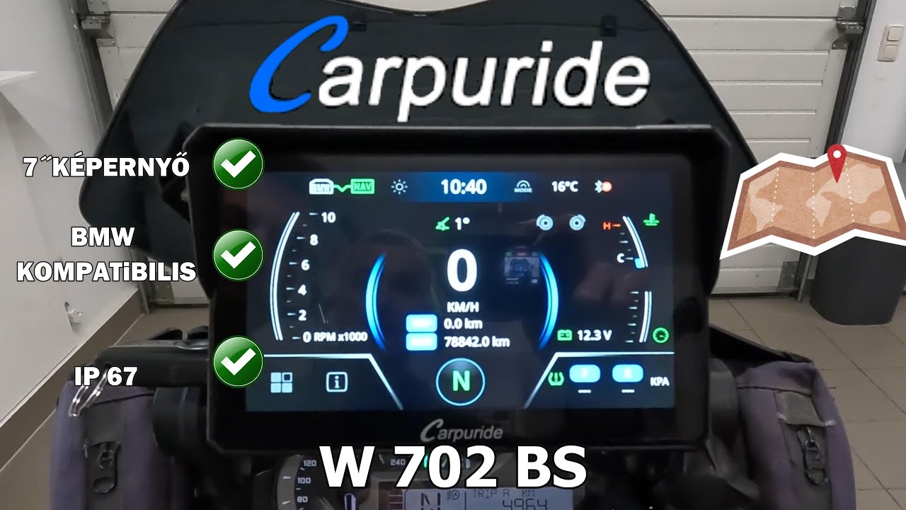 Carpuride W 702 BS Kicsomagolás és Teszt