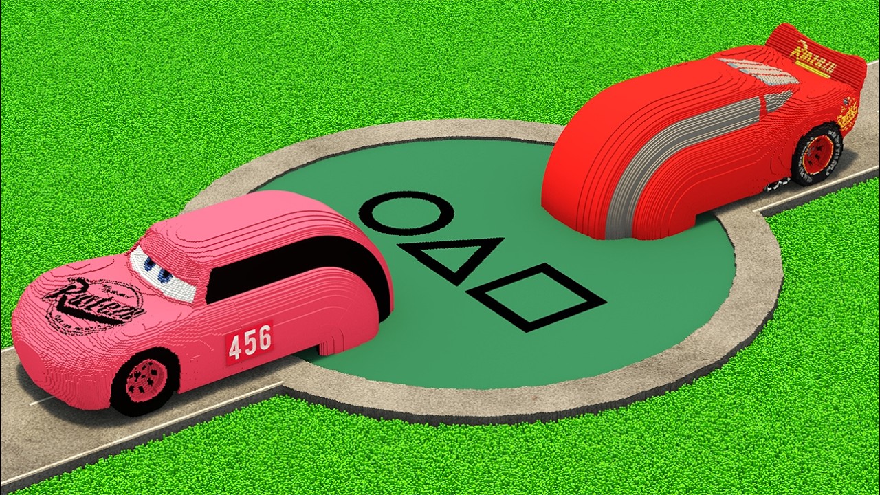 LONG CARS vs SQUID GAME PORTAL in Teardown