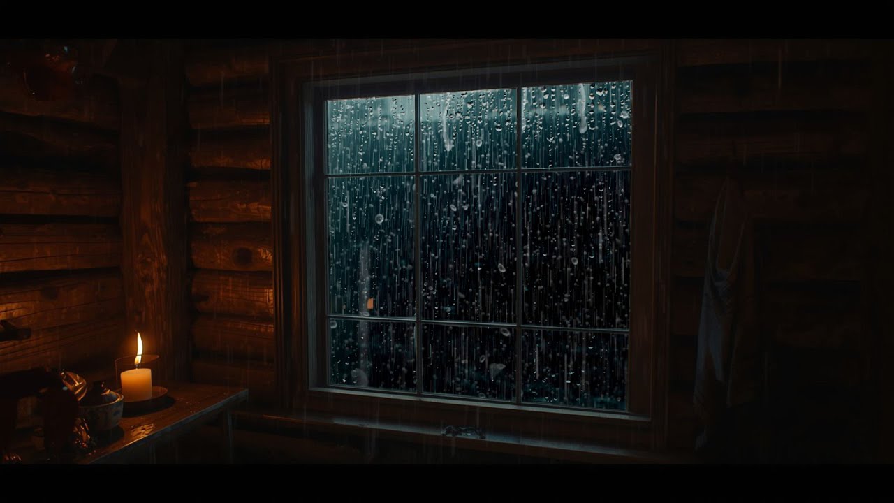 Cabin Thunderstorm Rain Sounds for Deep Sleep