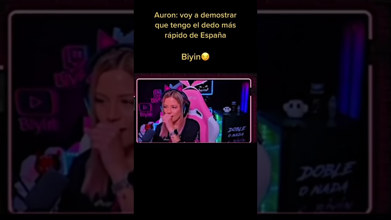 biyin confirma lo que dice auron 😏 #auronplay #biyin #youtubeshorts #twitch #humor