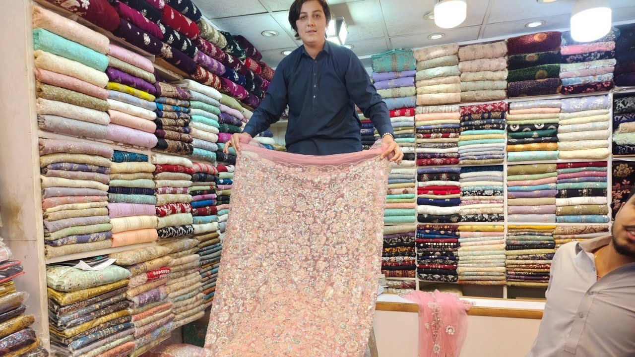 Latest Cut Dana Handwork on Net & Rawo Silk | Luxury Party Wear Collection! Latest Ladies Fashion
