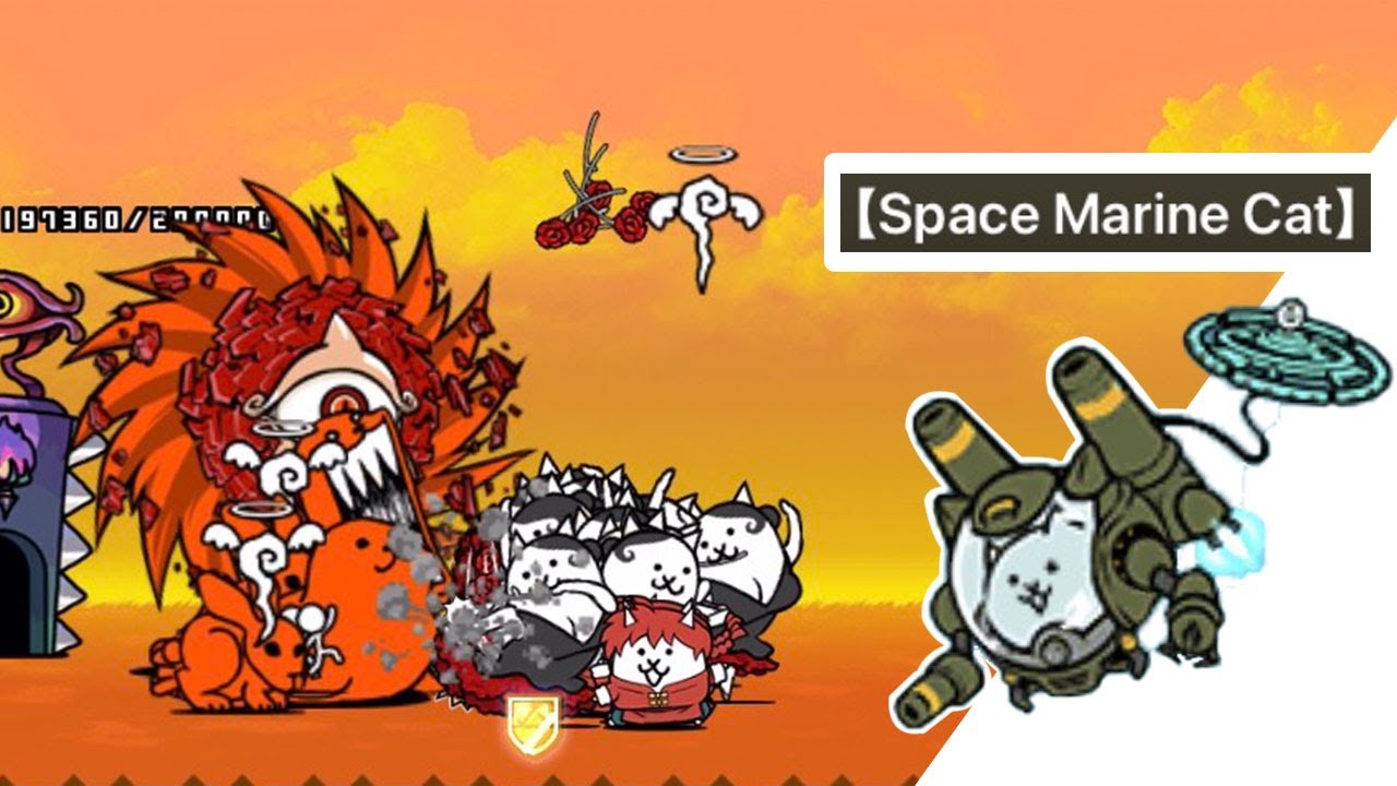 battle cat หาเเมว : space marine cat (เเมวนักบินอวกาศ)