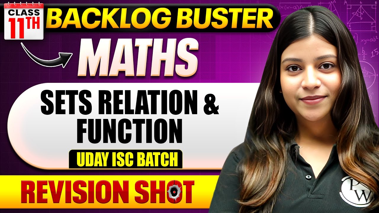 Class 11 Maths in One Shot | Uday ISC 2026 | Backlog Buster 🔥