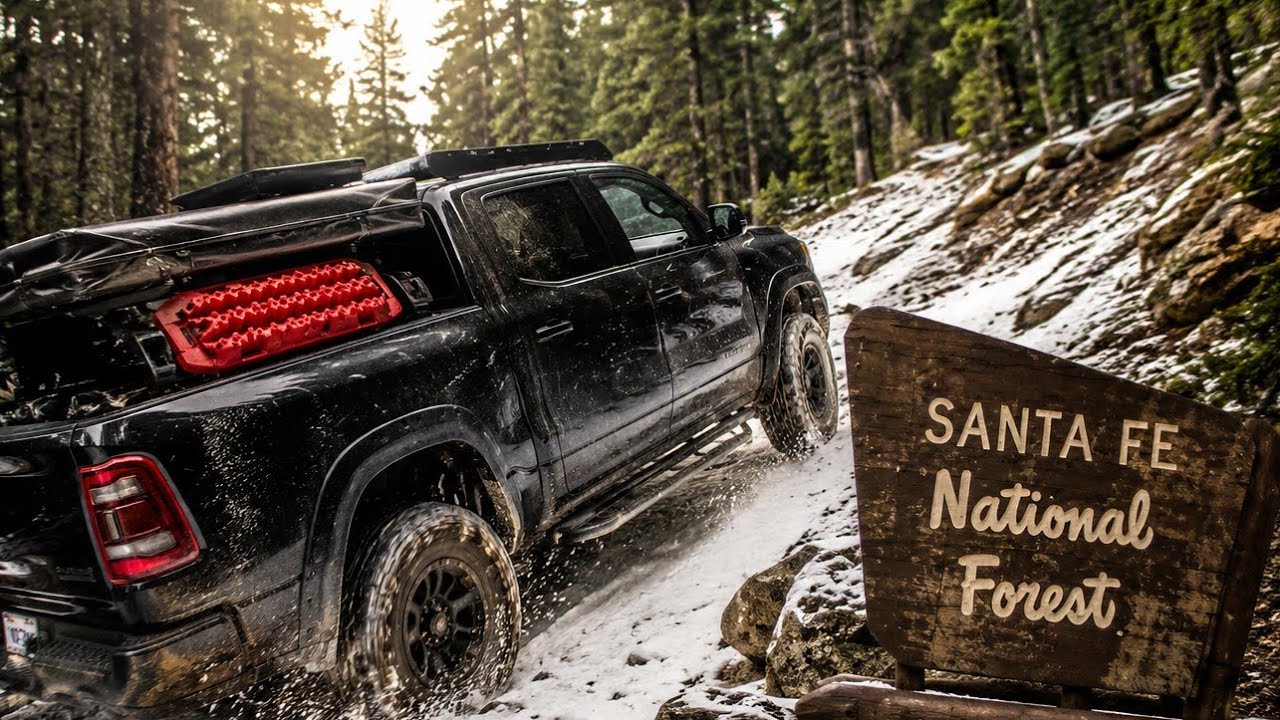 Endured rain, mud and snow thru the Glorieta Baldy offroad trail with the Rebel and Flyer pursue