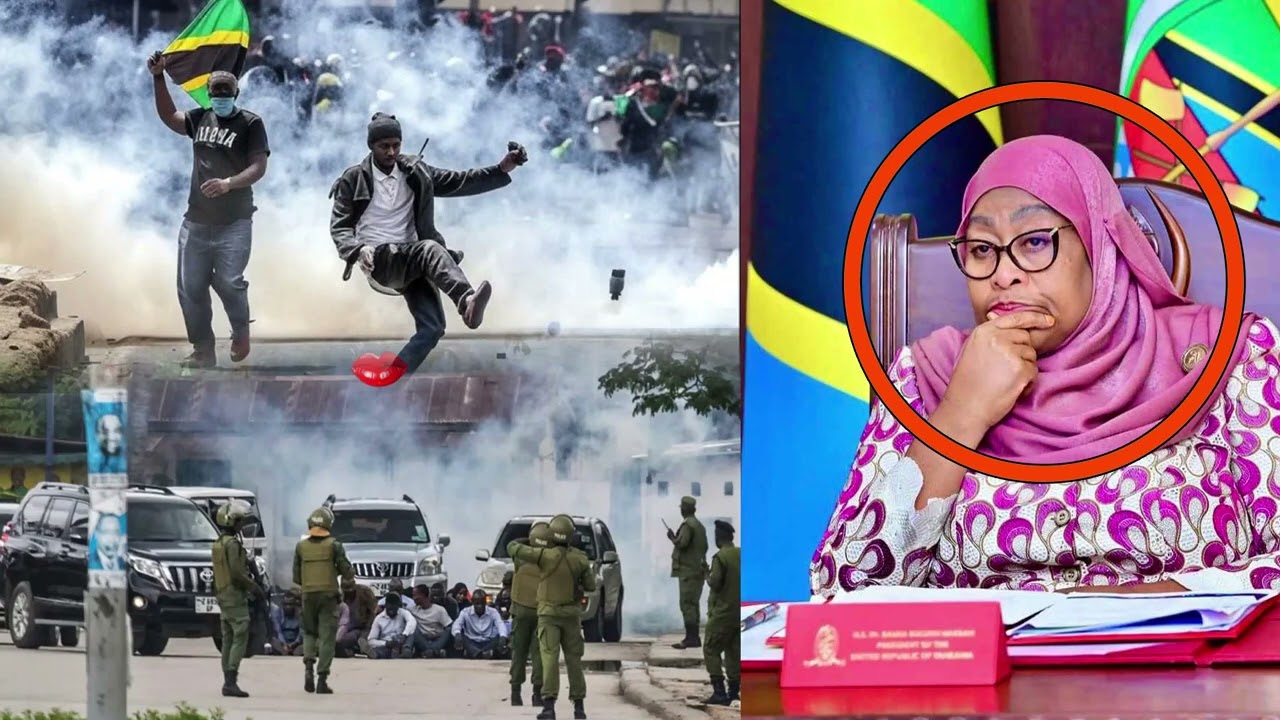 Icyari umunsi wamatora kibaye Imyigaragambyo muri Tanzania,Samia ntibamushaka,internet bayikupye