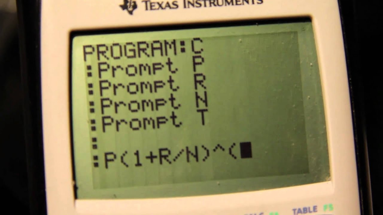 How to write programs on a TI calculator (TI-83,TI-84,TI-89)