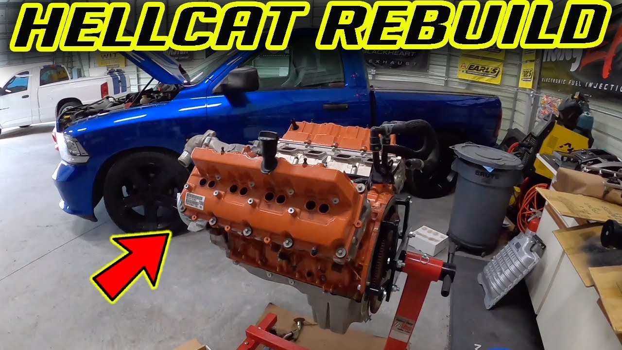 Восстановление двигателя Hellcat 6.2L с турбонаддувом HEMI | Часть 5