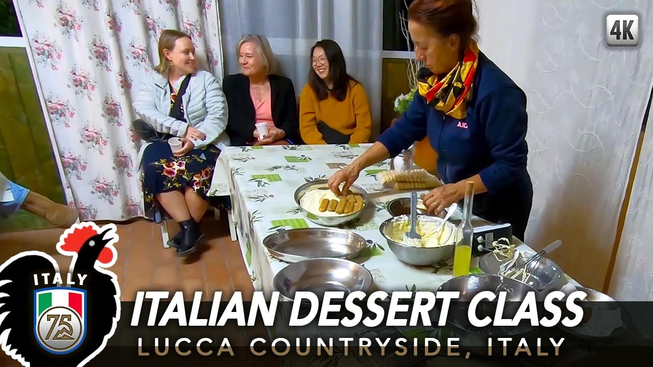 Dessert Italian Style Making Class at Antico Casale Toscano La Piaggia Lucca homemade Tuscany, Italy