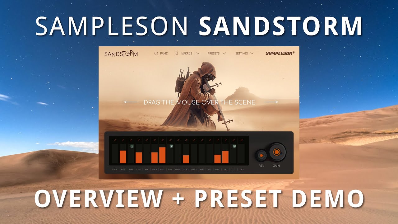 Sampleson - SANDSTORM | Intro + Overview  + Preset Demos