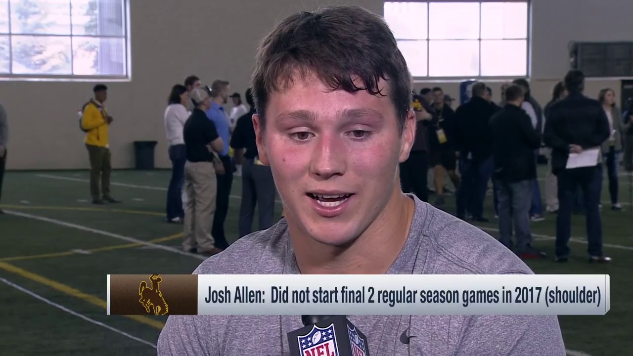 Wyoming QB Josh Allen aces Mike Mayock's pop quiz after his pro day | Mar 23, 2018