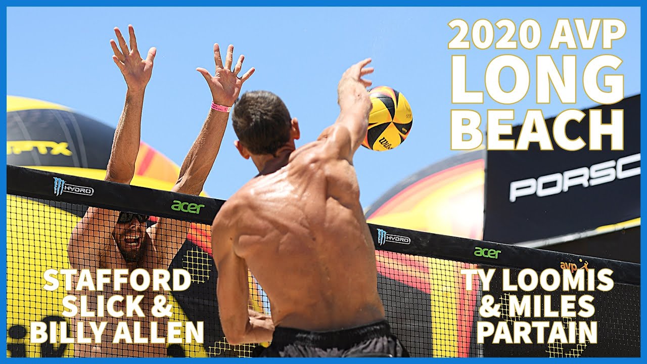 Ty Loomis & Miles Partain vs Billy Allen & Stafford Slick - 2020 AVP Championships Cup Long Beach