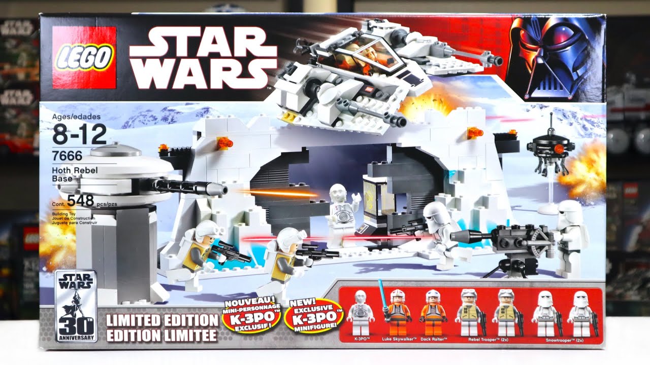LEGO Star Wars 7666 HOTH REBEL BASE Review! (2007)