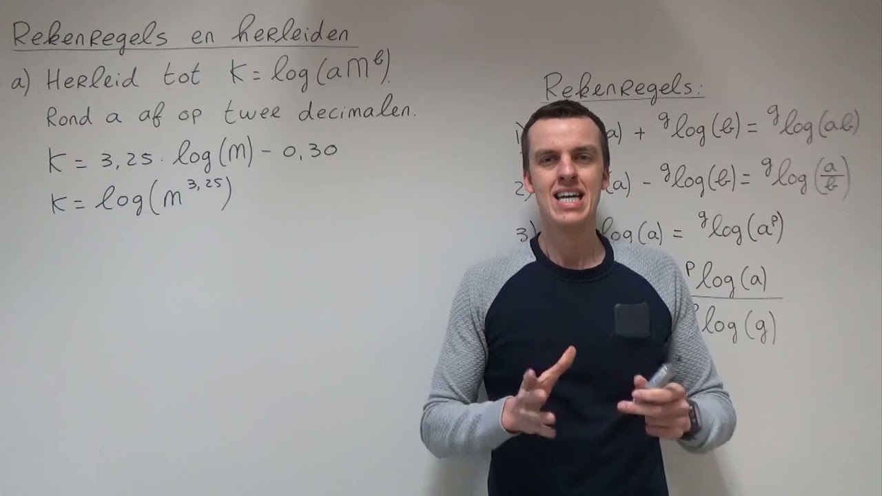 Rekenregels en herleiden (HAVO wiskunde B)