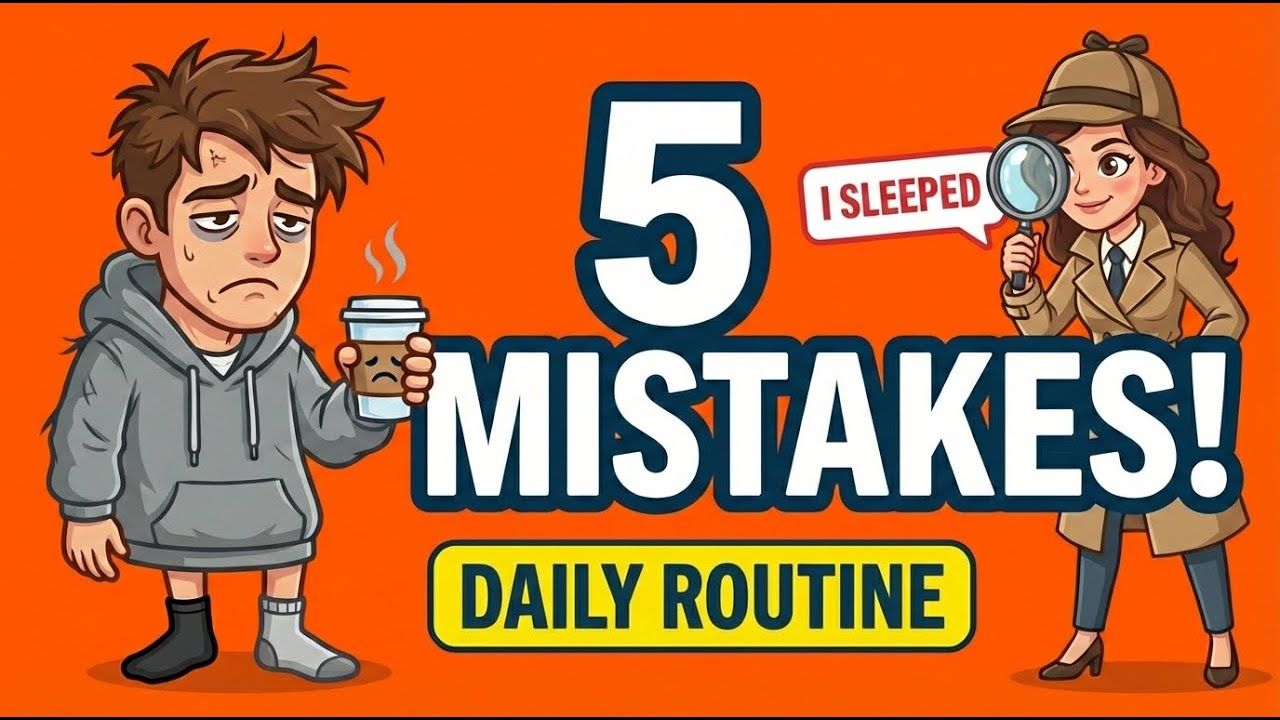 Daily Routine & Common Mistakes | A1-A2 English Lesson