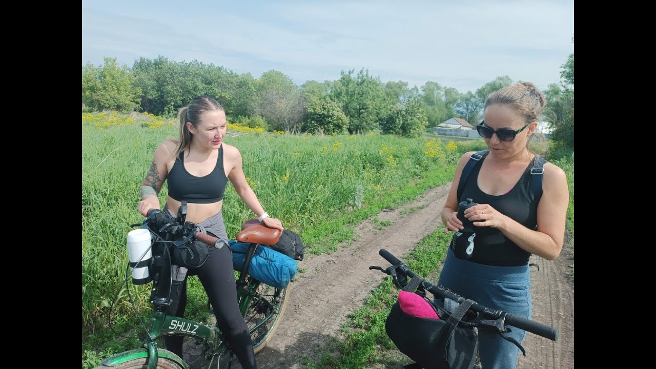 Поездка на Мокшалейский пруд | Таня и Алена | 40 км для новичков
