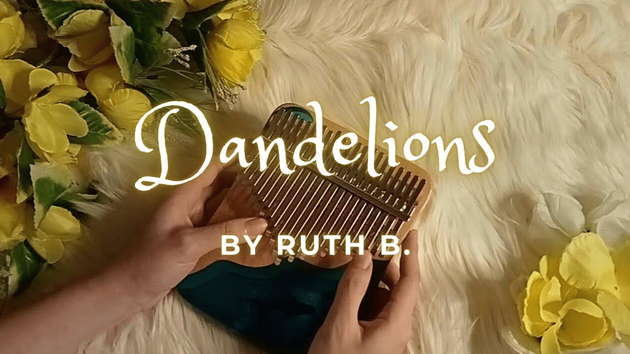 Dandelions by Ruth B. (Kalimba Cover with Tabs & Lyrics) | Pia Dimples
