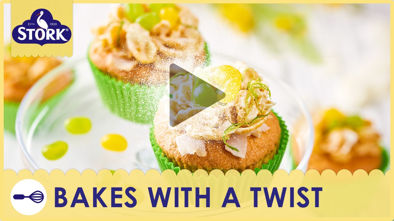 Stork Coconut & Lime Easter Cupcakes Recipe Demonstration