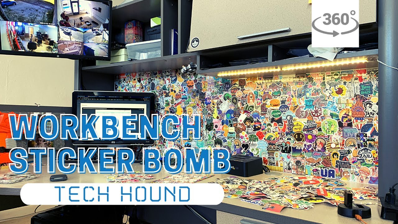 Workbench Sticker Bomb in 360