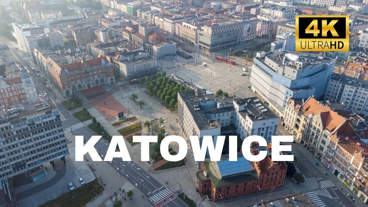 Katowice, Poland 🇵🇱 | Breathtaking Drone 4K Views