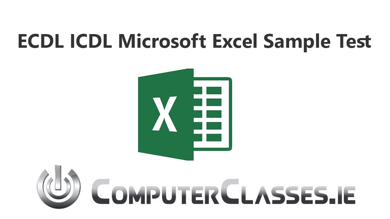 Microsoft Excel Practice Test Tutorial ECDL ICDL