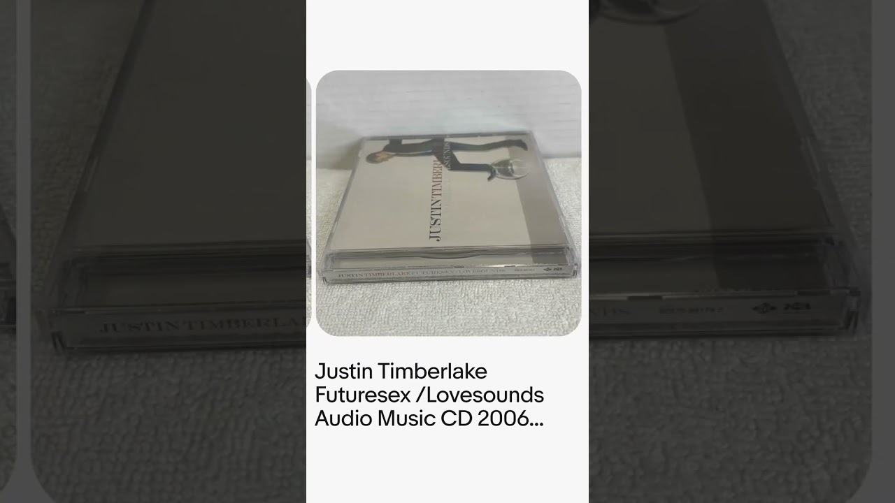 Justin Timberlake Futuresex /Lovesounds Audio Music CD 2006 Sony/Jive New Sealed