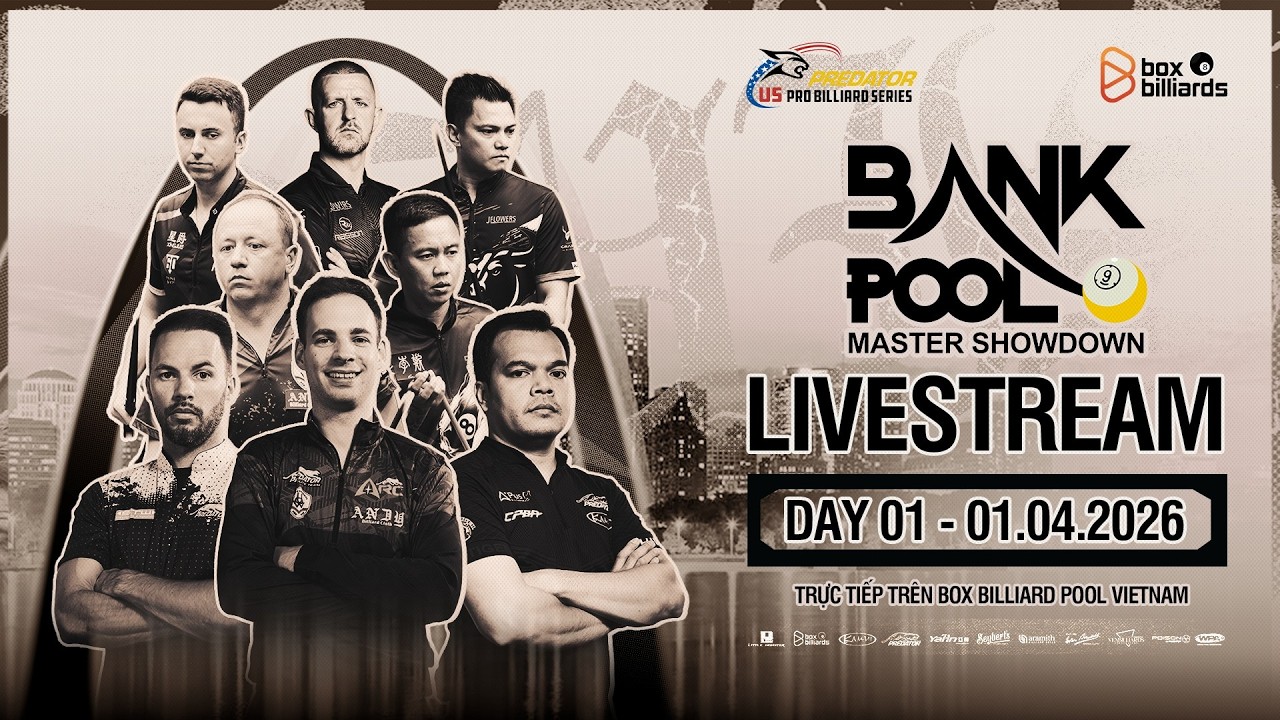 Trực Tiếp 3 | Carlo Biado VS Fedor Gorst | Bank Pool Master Showdown 2026