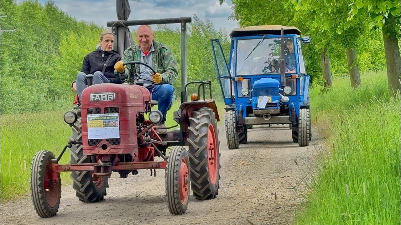 Sraz traktorů Brnířov 2025 | Druhá část spanilé jízdy