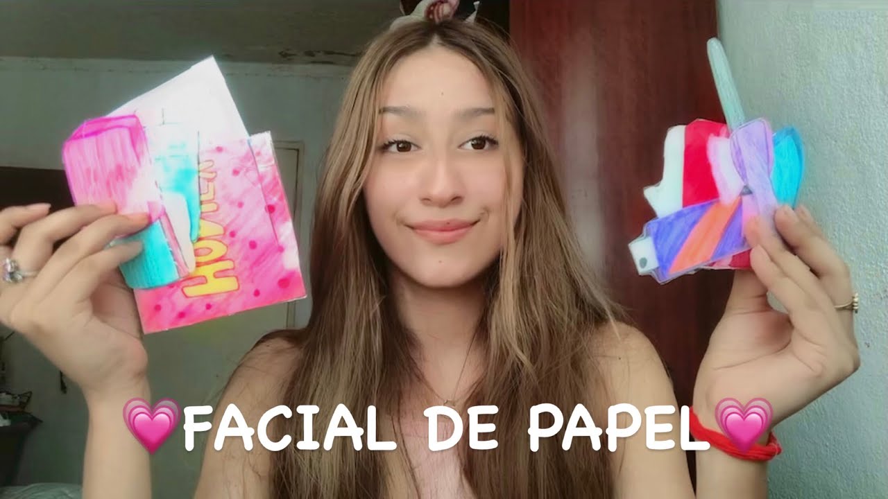 TE HAGO UN SKIN CARE DE PAPEL💗 FORMATO VERTICAL😳 — ♡ ASMR ♡  | Cinthia Asmr