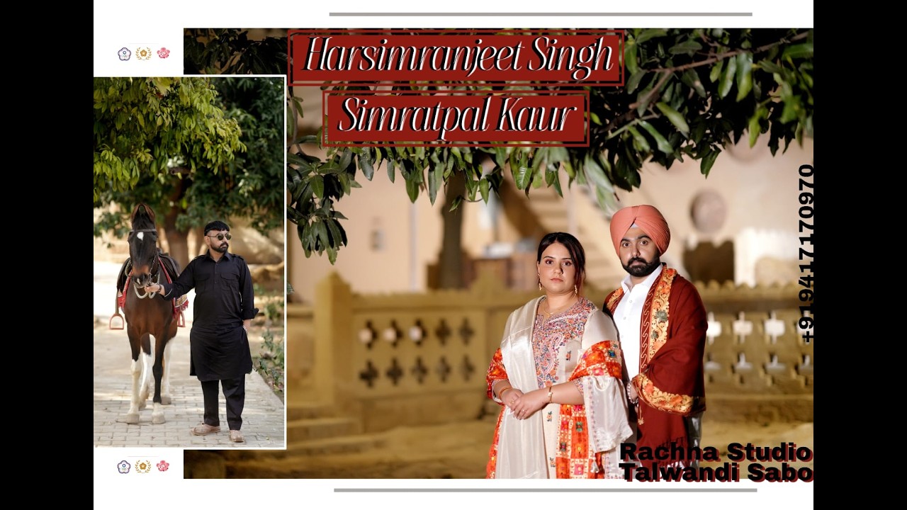 🔴JAAGO LIVE || HARSIMRANJEET WEDS SIMRATPAL || RACHNA STUDIO || 9417170970